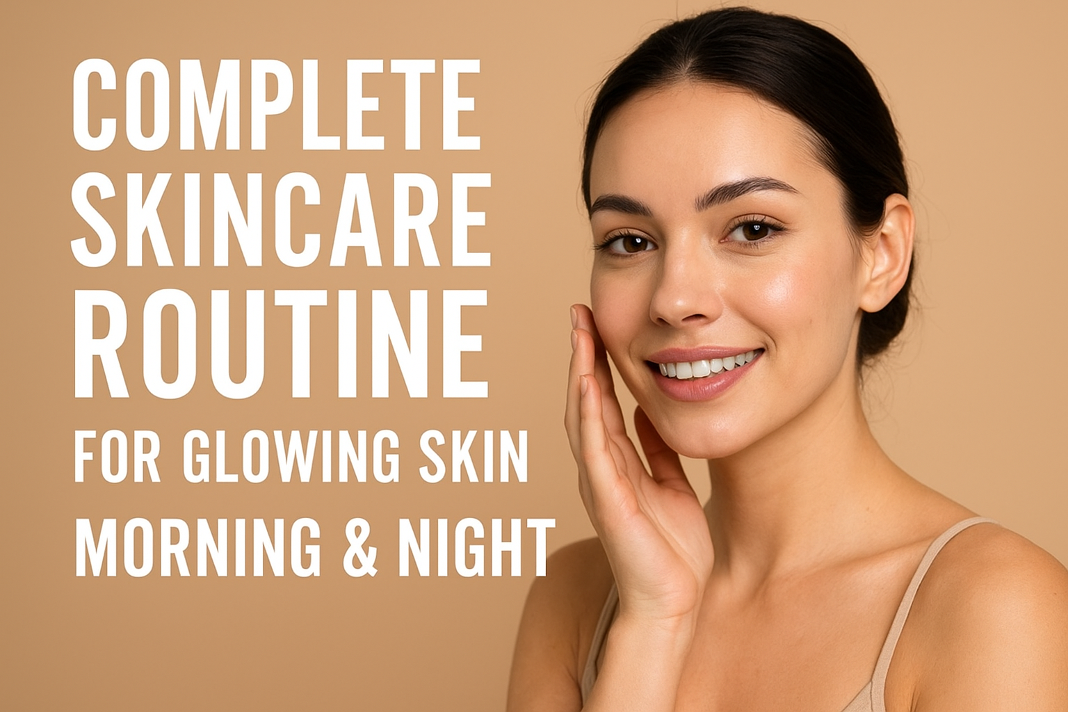 Complete Skincare Routine for Glowing Skin (Morning & Night)