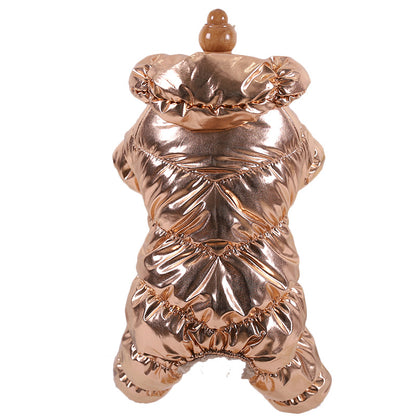 Winter Puppy Pet Clothes Winter Thickened Pet Clothing  Autumn And Winter Warm Dog Clothes