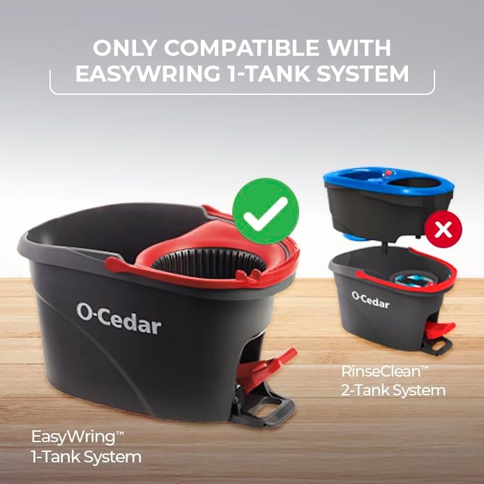 O-Cedar EasyWring™ Microfiber Mop Head Replacement, Machine Washable