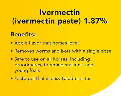 Preloved Vurvet Ivermectin Paste 1.87% – 0.21 OZ    (10 units)